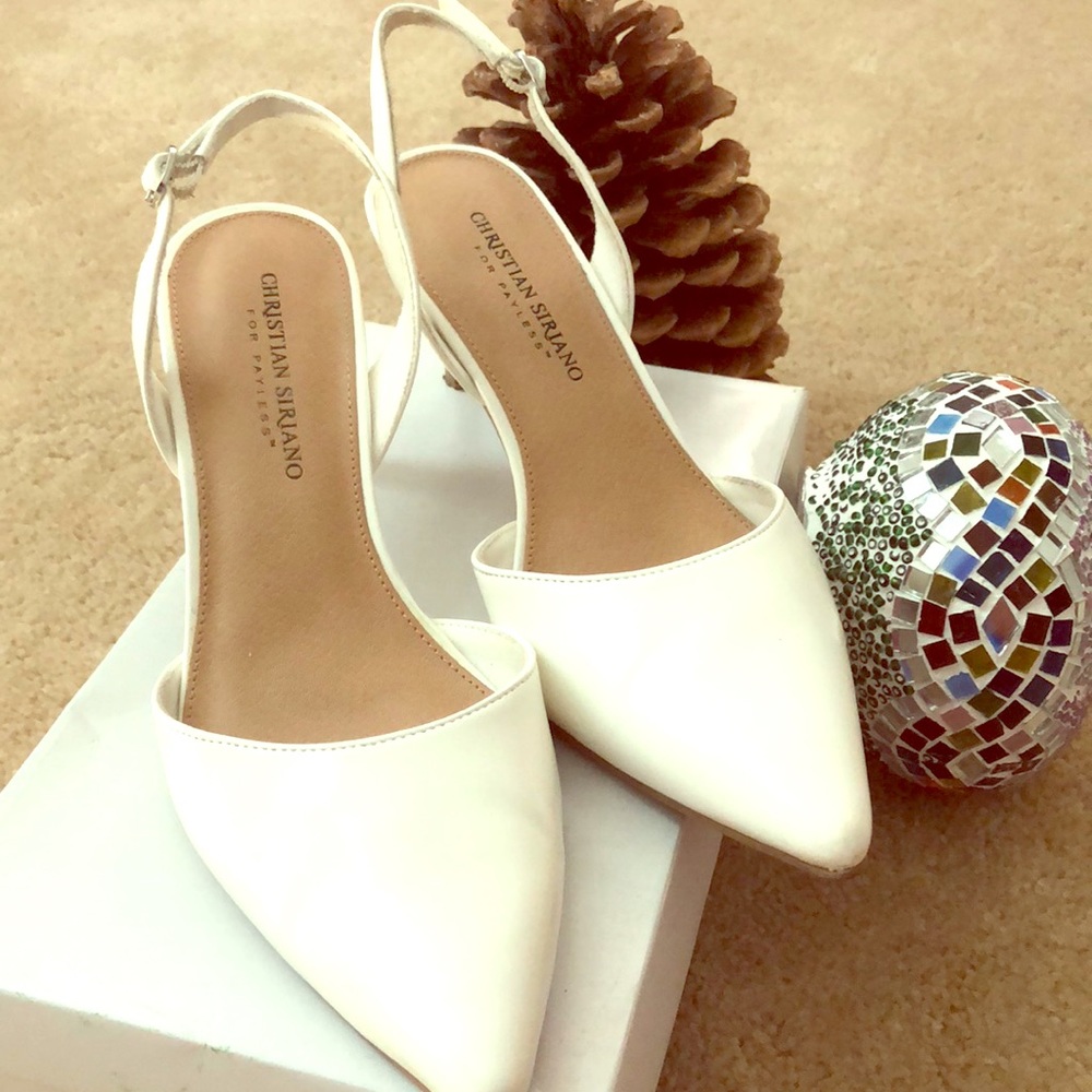 Cute White pumps